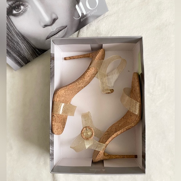 NEW Jennifer Lopez JLo ‘Frani’ Cork Heeled Sandal 7.5 - Picture 2 of 11